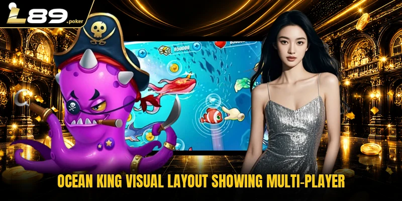 Ocean King Arcade Mechanics Inside Elite Online Platforms 2 Ocean king visual layout showing multi-player