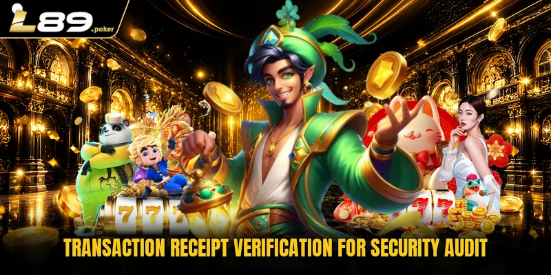 Deposit Methods and Account Funding Guide for Users 3 Transaction receipt verification for security audit